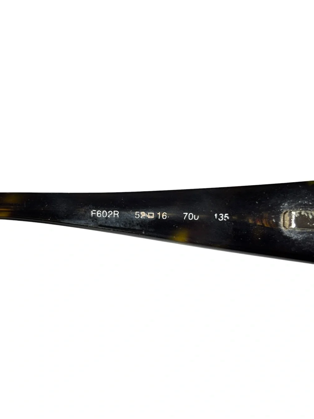 Vintage Y2K Fendi F602R 700 Bronze Rhinestone Eyeglasses Frame Italy 52 16 135